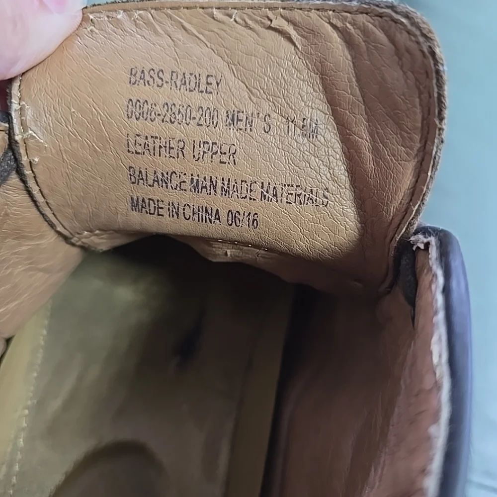GH Bass & Co‎ Boots Mens 11.5 M Radley Casual Two Eye Chukka Boot Brown Leather